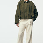 Veste douce à épaulettes